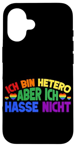 LGBT Pride Schwul Lesbisch Transgender Gleichberechtigung Hülle für iPhone 16 von LGBT Regenbogen Mensch Pride Monat Schwule Paare