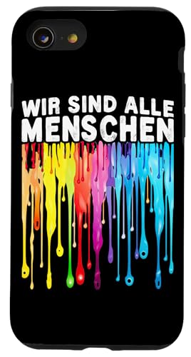 LGBT Pride Schwul Lesbisch Transgender Gleichberechtigung Hülle für iPhone SE (2020) / 7 / 8 von LGBT Regenbogen Mensch Pride Monat Schwule Paare