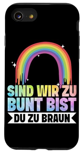 LGBT Pride Schwul Lesbisch Transgender Gleichberechtigung Hülle für iPhone SE (2020) / 7 / 8 von LGBT Regenbogen Mensch Pride Monat Schwule Paare