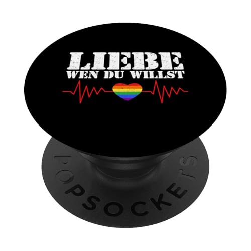 LGBT Pride Schwul Lesbisch Transgender Gleichberechtigung PopSockets Klebender PopGrip LGBT Pride Schwul Lesbisch Transgender Gleichberechtigung PopSockets Klebender PopGrip von LGBT Regenbogen Mensch Pride Monat Schwule Paare