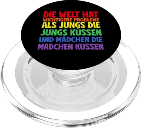 LGBT Pride Schwul Lesbisch Transgender Gleichberechtigung PopSockets PopGrip für MagSafe LGBT Pride Schwul Lesbisch Transgender Gleichberechtigung PopSockets PopGrip für MagSafe von LGBT Regenbogen Mensch Pride Monat Schwule Paare