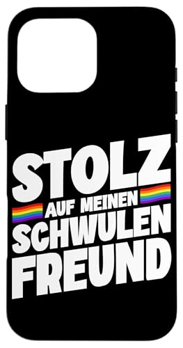 Stolz Auf Meinen Schwulen Freund LGBT Pride Schwul Lesbisch Hülle für iPhone 16 Pro Max von LGBT Regenbogen Mensch Pride Monat Schwule Paare
