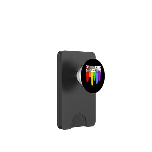 Wir Sind Alle Menschen LGBT Pride Schwul Lesbisch PopSockets PopWallet für MagSafe Wir Sind Alle Menschen LGBT Pride Schwul Lesbisch PopSockets PopWallet für MagSafe von LGBT Regenbogen Mensch Pride Monat Schwule Paare