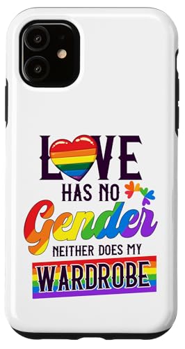 Liebe hat kein Geschlecht LGBTQ+ Rainbow Pride Hülle für iPhone 11 Liebe hat kein Geschlecht LGBTQ+ Rainbow Pride Hülle für iPhone 11 von LGBTQ+ Equality Everyday Pride by NLTS