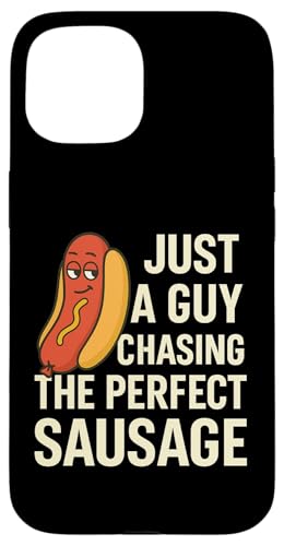 Lustiges LGBTQ Sausage Zitat Just a Guy Hotdog Day BBQ Grill Hülle für iPhone 15 Lustiges LGBTQ Sausage Zitat Just a Guy Hotdog Day BBQ Grill Hülle für iPhone 15 von LGBTQ Sausage Humor Hotdog Guy Grill Quote