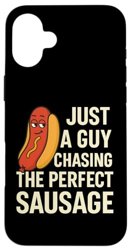 Lustiges LGBTQ Sausage Zitat Just a Guy Hotdog Day BBQ Grill Hülle für iPhone 16 Plus Lustiges LGBTQ Sausage Zitat Just a Guy Hotdog Day BBQ Grill Hülle für iPhone 16 Plus von LGBTQ Sausage Humor Hotdog Guy Grill Quote