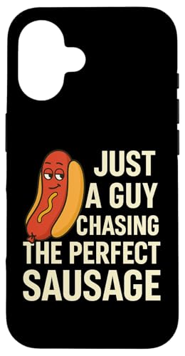 Lustiges LGBTQ Sausage Zitat Just a Guy Hotdog Day BBQ Grill Hülle für iPhone 16 Lustiges LGBTQ Sausage Zitat Just a Guy Hotdog Day BBQ Grill Hülle für iPhone 16 von LGBTQ Sausage Humor Hotdog Guy Grill Quote