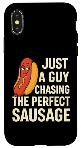 Lustiges LGBTQ Sausage Zitat Just a Guy Hotdog Day BBQ Grill Hülle für iPhone X/XS Lustiges LGBTQ Sausage Zitat Just a Guy Hotdog Day BBQ Grill Hülle für iPhone X/XS von LGBTQ Sausage Humor Hotdog Guy Grill Quote