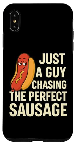 Lustiges LGBTQ Sausage Zitat Just a Guy Hotdog Day BBQ Grill Hülle für iPhone XS Max Lustiges LGBTQ Sausage Zitat Just a Guy Hotdog Day BBQ Grill Hülle für iPhone XS Max von LGBTQ Sausage Humor Hotdog Guy Grill Quote
