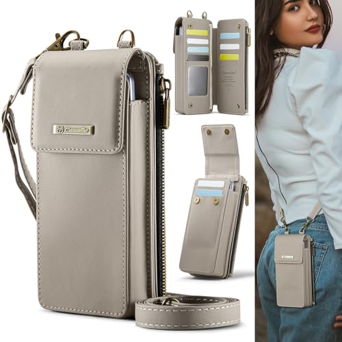 Handytasche für Damen und Herren, kompatibel mit Galaxy Z Fold 6/5/4/3, universelle Handyhülle, Crossbody-Tasche, Schultergurt, mit Kartenhalter, Riemen, PU-Leder, RFID-blockierend, Klappetui Handytasche für Damen und Herren, kompatibel mit Galaxy Z Fold 6/5/4/3, universelle Handyhülle, Crossbody-Tasche, Schultergurt, mit Kartenhalter, Riemen, PU-Leder, RFID-blockierend, Klappetui von LGZADD