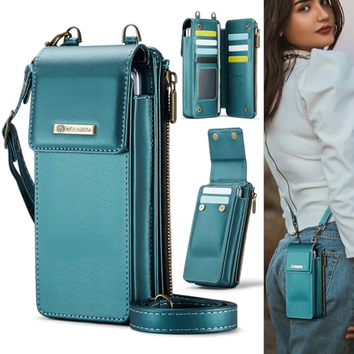 Handytasche für Damen und Herren, kompatibel mit Galaxy Z Fold 6/5/4/3, universelle Handyhülle, Crossbody-Tasche, Schultergurt, mit Kartenhalter, Riemen, PU-Leder, RFID-blockierend, Klappetui Handytasche für Damen und Herren, kompatibel mit Galaxy Z Fold 6/5/4/3, universelle Handyhülle, Crossbody-Tasche, Schultergurt, mit Kartenhalter, Riemen, PU-Leder, RFID-blockierend, Klappetui von LGZADD