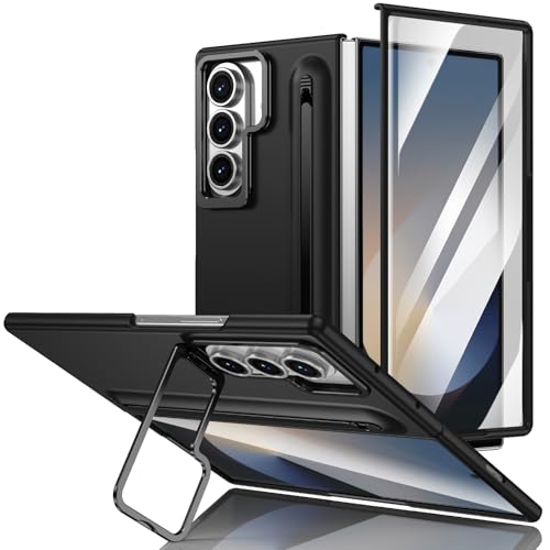 Kameraständer, kompatibel mit Samsung Galaxy Z Fold 7, Hülle mit eingebautem kompaktem S-Stiftschlitz, Hülle mit Displayschutzfolie, Schutzhülle mit normalem Eingabestift, Schwarz Kameraständer, kompatibel mit Samsung Galaxy Z Fold 7, Hülle mit eingebautem kompaktem S-Stiftschlitz, Hülle mit Displayschutzfolie, Schutzhülle mit normalem Eingabestift, Schwarz von LGZADD