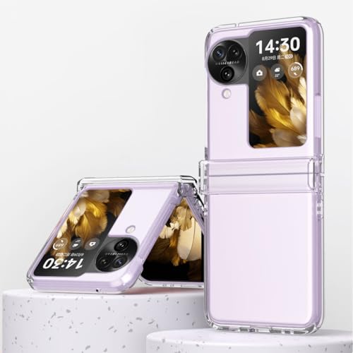 Kompatibel mit Oppo Find N3 Klapphülle, Scharnierschutz, vollständiges Gehäuse, hartes Polycarbonat, ultradünn, stoßfest, kompatibel mit Find N3 Flip, Anti-Fingerabdruck, matte Oberfläche (transparent Kompatibel mit Oppo Find N3 Klapphülle, Scharnierschutz, vollständiges Gehäuse, hartes Polycarbonat, ultradünn, stoßfest, kompatibel mit Find N3 Flip, Anti-Fingerabdruck, matte Oberfläche (transparent von LGZADD