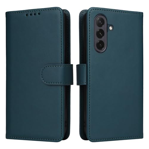 Kompatibel mit Samsung Galaxy A26 5G, Brieftaschen-Schutzhülle, abnehmbare Rückseite, mit Kartenhalter/Handschlaufe, PU-Leder, Klapphülle mit magnetischem Ständer, stoßfeste Handyhülle, Grün Kompatibel mit Samsung Galaxy A26 5G, Brieftaschen-Schutzhülle, abnehmbare Rückseite, mit Kartenhalter/Handschlaufe, PU-Leder, Klapphülle mit magnetischem Ständer, stoßfeste Handyhülle, Grün von LGZADD