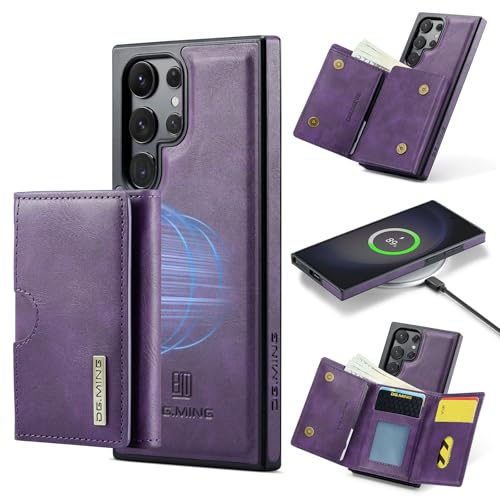 Kompatibel mit Samsung Galaxy S23 Ultra, Brieftasche, kompatibel mit Männern und Frauen, kabelloses Laden, abnehmbare magnetische Brieftaschen-Handyhülle mit Kartenschlitz-Halter, RFID-blockierender Kompatibel mit Samsung Galaxy S23 Ultra, Brieftasche, kompatibel mit Männern und Frauen, kabelloses Laden, abnehmbare magnetische Brieftaschen-Handyhülle mit Kartenschlitz-Halter, RFID-blockierender von LGZADD