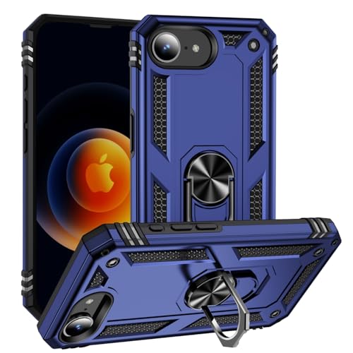 LGZADD Kompatibel mit iPhone 16E Hülle, militärische Qualität, Fallschutz, 360 Grad stoßfest, strapazierfähig, harte Stoßstange, robuste Handyhüllen mit Ständer, kompatibel mit iPhone 16E 2025 (blau) LGZADD Kompatibel mit iPhone 16E Hülle, militärische Qualität, Fallschutz, 360 Grad stoßfest, strapazierfähig, harte Stoßstange, robuste Handyhüllen mit Ständer, kompatibel mit iPhone 16E 2025 (blau) von LGZADD