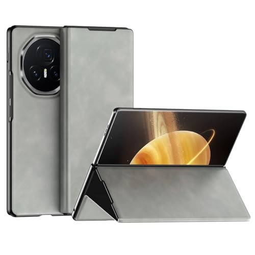 LGZADD Leder-Schutzhülle für Honor Magic V3, mit Magnetverschluss, Ständer, Scharnierschutz, schmale Passform, sturz- und kratzfest, kompatibel mit Honor Magic V3, Grau LGZADD Leder-Schutzhülle für Honor Magic V3, mit Magnetverschluss, Ständer, Scharnierschutz, schmale Passform, sturz- und kratzfest, kompatibel mit Honor Magic V3, Grau von LGZADD