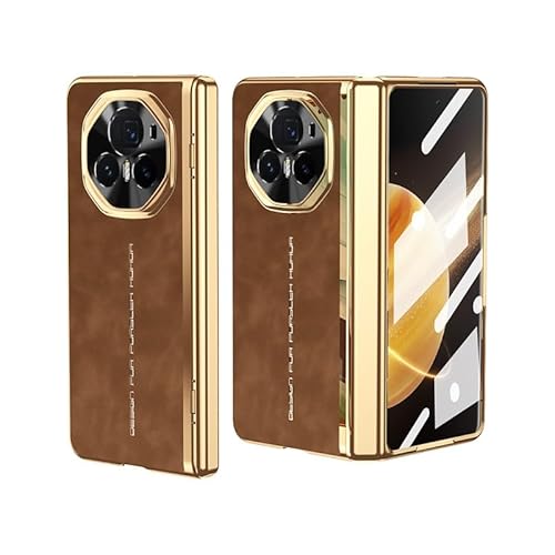 LGZADD Schutzhülle für Honor Magic V3, mit integriertem Glas-Displayschutz, luxuriös, zusammenklappbar, Leder, Rundum-Scharnierschutz, stoßfest, Braun LGZADD Schutzhülle für Honor Magic V3, mit integriertem Glas-Displayschutz, luxuriös, zusammenklappbar, Leder, Rundum-Scharnierschutz, stoßfest, Braun von LGZADD