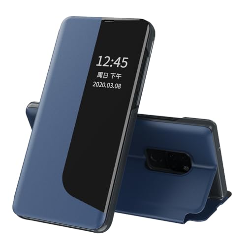 LGZADD Schutzhülle für Huawei Mate 20, Klapphülle, Leder, klare Sicht, mit Ständer, Handyhülle, Smart-Fenster, stoßfest, kompatibel mit Mate 20, Blau LGZADD Schutzhülle für Huawei Mate 20, Klapphülle, Leder, klare Sicht, mit Ständer, Handyhülle, Smart-Fenster, stoßfest, kompatibel mit Mate 20, Blau von LGZADD