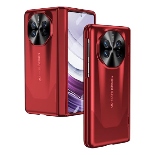 LGZADD Schutzhülle für Huawei Mate X5, mit Displayschutzfolie und Scharnierschutz, kompatibel mit Huawei Mate X5, stoßfest, sturzsicher, Anti-Fingerabdruck, robuste Schutzhülle (Vermelho) von LGZADD