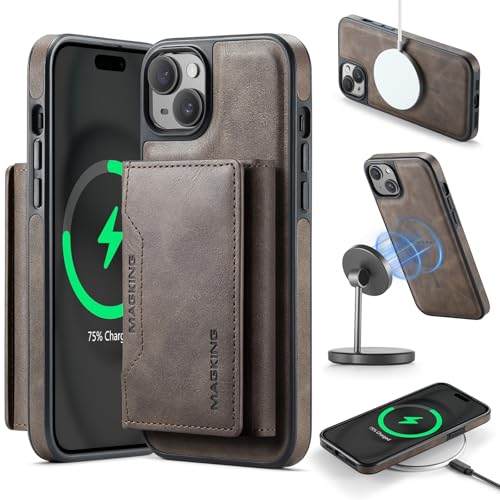 LGZADD Schutzhülle für iPhone 13, mit Kreditkartenhalter, magnetische, abnehmbare Brieftaschen-Hülle, kompatibel mit RFID-Blockierung, dreifach gefaltete Brieftaschen-Schutzhülle mit Ständer LGZADD Schutzhülle für iPhone 13, mit Kreditkartenhalter, magnetische, abnehmbare Brieftaschen-Hülle, kompatibel mit RFID-Blockierung, dreifach gefaltete Brieftaschen-Schutzhülle mit Ständer von LGZADD