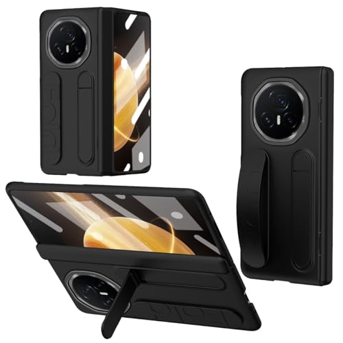 LGZADD Schutzhülle mit Ständer, kompatibel mit Honor Magic V3, integrierte Displayschutzfolie und Handschlaufe, militärische Qualität, stoßfest, kompatibel mit Honor Magic V3, Schwarz LGZADD Schutzhülle mit Ständer, kompatibel mit Honor Magic V3, integrierte Displayschutzfolie und Handschlaufe, militärische Qualität, stoßfest, kompatibel mit Honor Magic V3, Schwarz von LGZADD