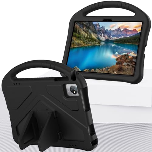 Leichte, stoßfeste, kinderfreundliche Schutzhülle, kompatibel mit Blackview Tab 8 WiFi 25,7 cm (10,1 Zoll) (2023)/Tab 70 WiFi 2023/2022/Tab 8 2020, mit Griff, Ständer, verdickter Eckenschutz von LGZADD