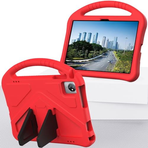 Leichte, stoßfeste, kinderfreundliche Schutzhülle, kompatibel mit Blackview Tab 8 WiFi 25,7 cm (10,1 Zoll) (2023)/Tab 70 WiFi 2023/2022/Tab 8 2020, mit Griff, Ständer, verdickter Eckenschutz von LGZADD
