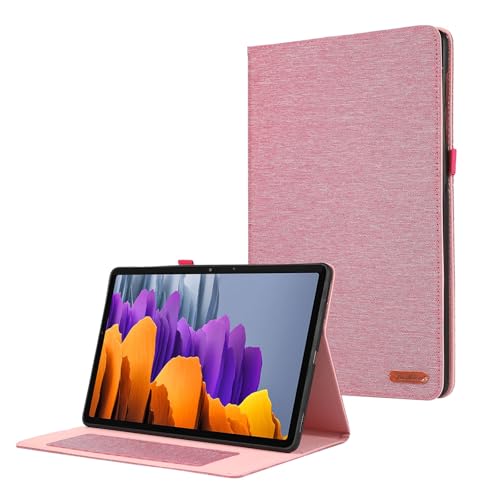 Schlanke Schutzhülle kompatibel mit Samsung Galaxy Tab S8 Plus 2022/S7 Plus 2020 (SM-X800/X806/T730/T733/T970/T975), ultradünn, klappbar, mit automatischer Aufwach-/Schlaffunktion, Rosa von LGZADD