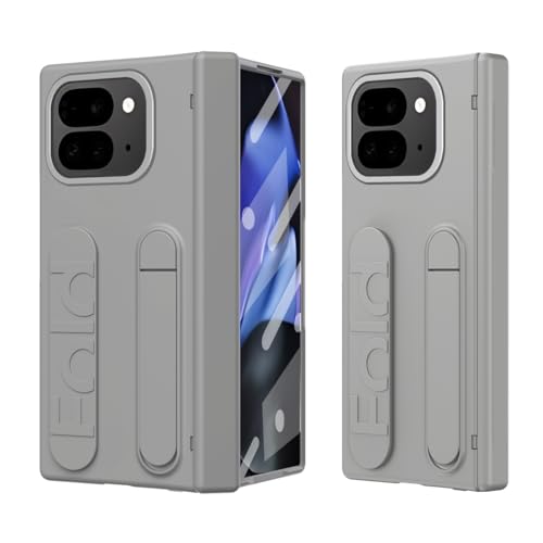 Schutzhülle mit Ständer, kompatibel mit Google Pixel 9 Pro Fold, integrierte Displayschutzfolie und Handschlaufe, militärische Qualität, stoßfest, kompatibel mit Google Pixel 9 Pro Fold, Grau Schutzhülle mit Ständer, kompatibel mit Google Pixel 9 Pro Fold, integrierte Displayschutzfolie und Handschlaufe, militärische Qualität, stoßfest, kompatibel mit Google Pixel 9 Pro Fold, Grau von LGZADD