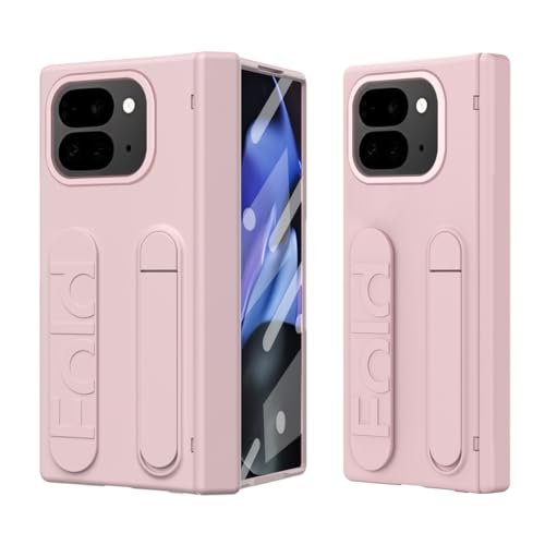 Schutzhülle mit Ständer, kompatibel mit Google Pixel 9 Pro Fold, integrierte Displayschutzfolie und Handschlaufe, militärische Qualität, stoßfest, kompatibel mit Google Pixel 9 Pro Fold, Rosa Schutzhülle mit Ständer, kompatibel mit Google Pixel 9 Pro Fold, integrierte Displayschutzfolie und Handschlaufe, militärische Qualität, stoßfest, kompatibel mit Google Pixel 9 Pro Fold, Rosa von LGZADD