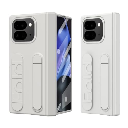 Schutzhülle mit Ständer, kompatibel mit Google Pixel 9 Pro Fold, integrierte Displayschutzfolie und Handschlaufe, militärische Qualität, stoßfest, kompatibel mit Google Pixel 9 Pro Fold, Weiß Schutzhülle mit Ständer, kompatibel mit Google Pixel 9 Pro Fold, integrierte Displayschutzfolie und Handschlaufe, militärische Qualität, stoßfest, kompatibel mit Google Pixel 9 Pro Fold, Weiß von LGZADD
