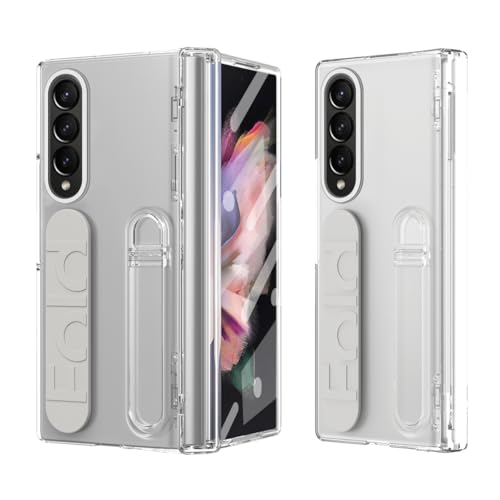 Schutzhülle mit Ständer, kompatibel mit Samsung Galaxy Z Fold 3, integrierte Displayschutzfolie und Handschlaufe, militärische Qualität, stoßfest, kompatibel mit Samsung Galaxy Z Fold 3 (transparent) Schutzhülle mit Ständer, kompatibel mit Samsung Galaxy Z Fold 3, integrierte Displayschutzfolie und Handschlaufe, militärische Qualität, stoßfest, kompatibel mit Samsung Galaxy Z Fold 3 (transparent) von LGZADD