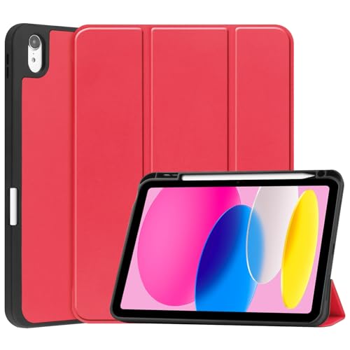 Tablet-Hülle, kompatibel mit iPad 11. Generation A16 27,9 cm (11 Zoll) 2025 Tablet, schlanke Schutzhülle, automatische Schlaf- und Weckfunktion, weiche TPU-Schutzhülle, Smart Cover mit Stifthalter von LGZADD