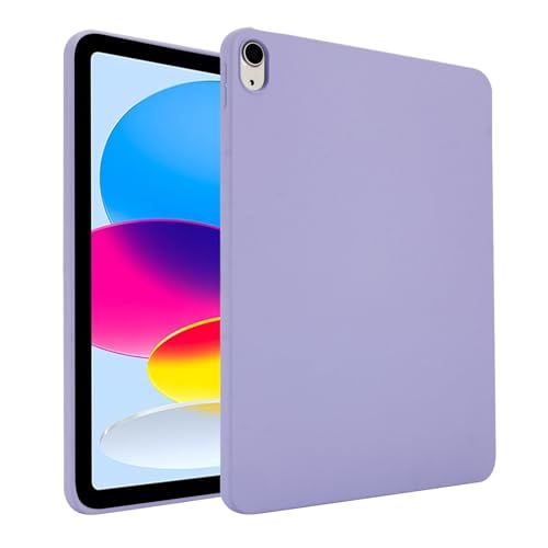 Tablet-Hülle, kompatibel mit iPad der 11. Generation A16, 27,9 cm (11 Zoll), 2025, weiches Design, mattes TPU, schlanke, stoßfeste Schutzhülle, schmale Passform, leicht, Silikon, Smart Cover, Violett von LGZADD