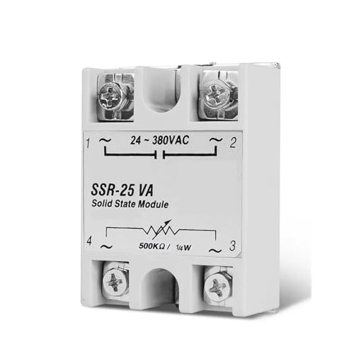 Einphasiger Halbleiterrelais-Spannungsregler, 1 Stück(25VAaddPotentiometer) von LHKQHRDL