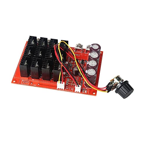 LHYFAGQK 1. 0V-50V 60A DC Motordrehzahlregler PWM RC. Geschwindigkeitsregelung 1. 2V 24V 48V 3000W max Spannungsregler High Power Drive-Modul Regler für Gleichstrommotoren von LHYFAGQK