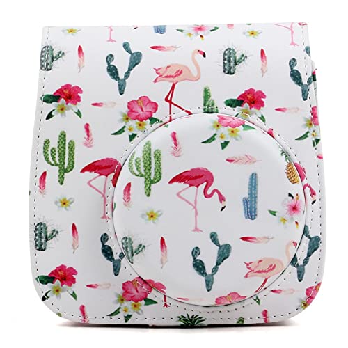 LHYFAGQK Kamera Tasche Pu. Leder-Festtasche-Schutzabdeckung Pu. Leder-Kamera-Schutzhülle for Fuji Fit for Fujifilm Fit for Instax-Mini 8 8+ 9 Kameratasche(B) von LHYFAGQK