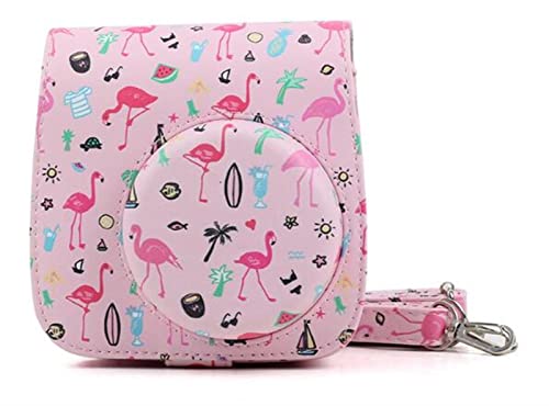 LHYFAGQK Kamera Tasche Pu. Leder-Festtasche-Schutzabdeckung Pu. Leder-Kamera-Schutzhülle for Fuji Fit for Fujifilm Fit for Instax-Mini 8 8+ 9 Kameratasche(Z) von LHYFAGQK