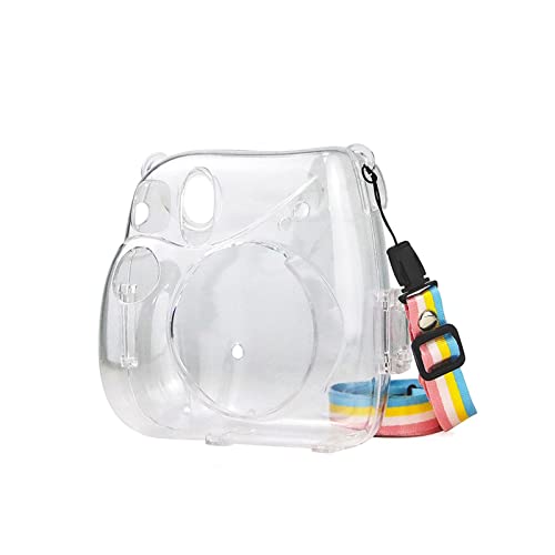 LHYFAGQK Kameraschutzabdeckung, Anti-Scratch-Gürtel, transparent Pc. Harte Cover, fit for Fujifilm Fit for Polaroid Mini7 Kameratasche von LHYFAGQK
