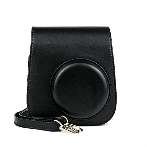 LHYFAGQK Reine Farbe PU-Leder Umhängetasche Sofortbildkameratasche Kameratasche Handtasche Fit for Fuji Fit for Polaroid Mini11 Kameratasche(A) von LHYFAGQK