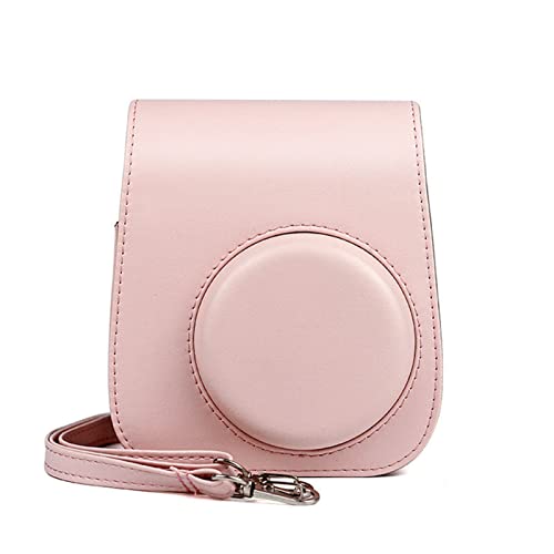 LHYFAGQK Reine Farbe PU-Leder Umhängetasche Sofortbildkameratasche Kameratasche Handtasche Fit for Fuji Fit for Polaroid Mini11 Kameratasche(C) von LHYFAGQK