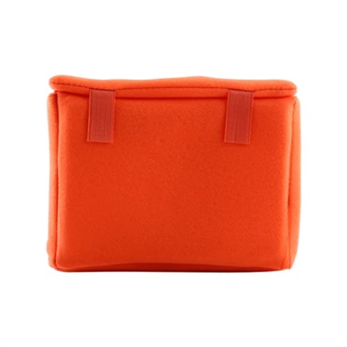 LHYFAGQK tragbar SLR Kameraeinsatztasche Innere Partition Gepolsterte Schutztasche for DSLR SLR. Kamera Tasche Kameratasche(Orange) von LHYFAGQK
