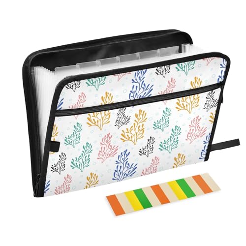 LI ZHI XIN A4 Dokumentenmappe Mit 13 Tasche Dokument Organizer Klassifizierungsordner Wasserfeste Seitlich ReißVerschluss Ordner FäChermappe Bunte Baum-Muster LI ZHI XIN A4 Dokumentenmappe Mit 13 Tasche Dokument Organizer Klassifizierungsordner Wasserfeste Seitlich ReißVerschluss Ordner FäChermappe Bunte Baum-Muster von LI ZHI XIN