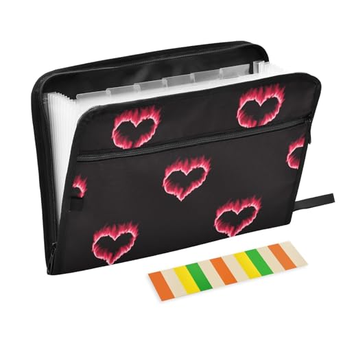 LI ZHI XIN A4 Dokumentenmappe Mit 13 Tasche Dokument Organizer Klassifizierungsordner Wasserfeste Seitlich ReißVerschluss Ordner FäChermappe Muster In Herzform LI ZHI XIN A4 Dokumentenmappe Mit 13 Tasche Dokument Organizer Klassifizierungsordner Wasserfeste Seitlich ReißVerschluss Ordner FäChermappe Muster In Herzform von LI ZHI XIN