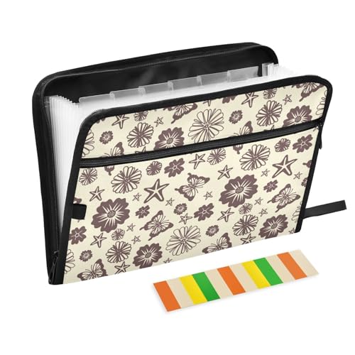 LI ZHI XIN A4 Dokumentenmappe Mit 13 Tasche Dokument Organizer Klassifizierungsordner Wasserfeste Seitlich ReißVerschluss Ordner FäChermappe Schmetterling Blume Stern LI ZHI XIN A4 Dokumentenmappe Mit 13 Tasche Dokument Organizer Klassifizierungsordner Wasserfeste Seitlich ReißVerschluss Ordner FäChermappe Schmetterling Blume Stern von LI ZHI XIN