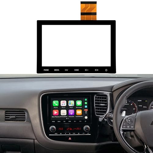 LIAMORFE 8 Zoll Touchscreen Glas Digitizer für Mitsubishi Outlander 2019 2020 2021 2022 Autoradio NAV Schlüssel LCD Monitor 2019-2022 (ohne LCD) von LIAMORFE