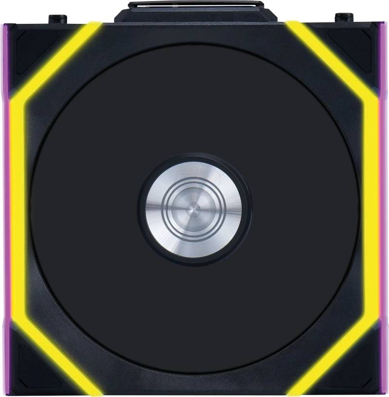 LIAN 12SL1W1B - Lian Li Wireless ARGB PWM Lüfter, 120 mm, schwarz von LIAN LI