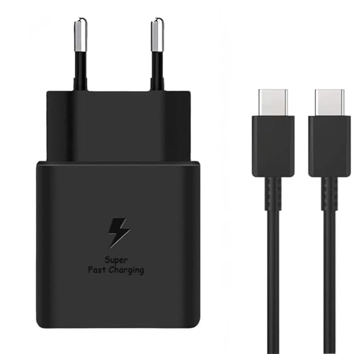 25W USB C Schnellladegerät mit Type C Kabel für Samsung S24,S24+,S24 Ultra,S22, S22+, S22 Ultra, S21, S21 Ultra 5g, S20, S20+, S20 Ultra,S23, A51, A52, A53 super schnelles Netzteil, Ladegerät Huawei. von LIANSUM