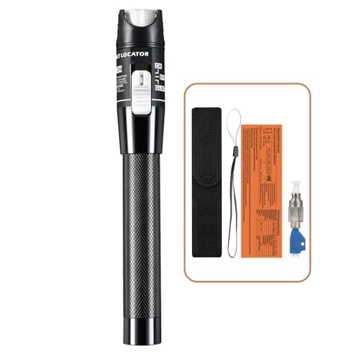 LIAYTRSS 80 mW Visueller Fehlersucher, FTTH Glasfasertester, Faseroptik-Stift mit FC-LC-Adapter für Glasfasertechnik LIAYTRSS 80 mW Visueller Fehlersucher, FTTH Glasfasertester, Faseroptik-Stift mit FC-LC-Adapter für Glasfasertechnik von LIAYTRSS
